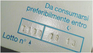 da consumarsi preferibilmente entro il (1)