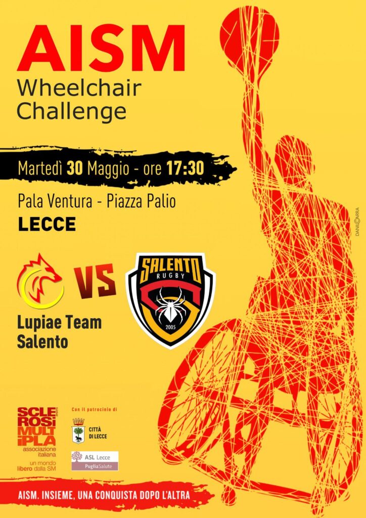 Lupiae Team Salento Vs Salento Rugby, l’evento di AISM patrocinato dall’Asl di Lecce
