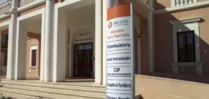 Il nuovo ingresso del Distretto sanitario