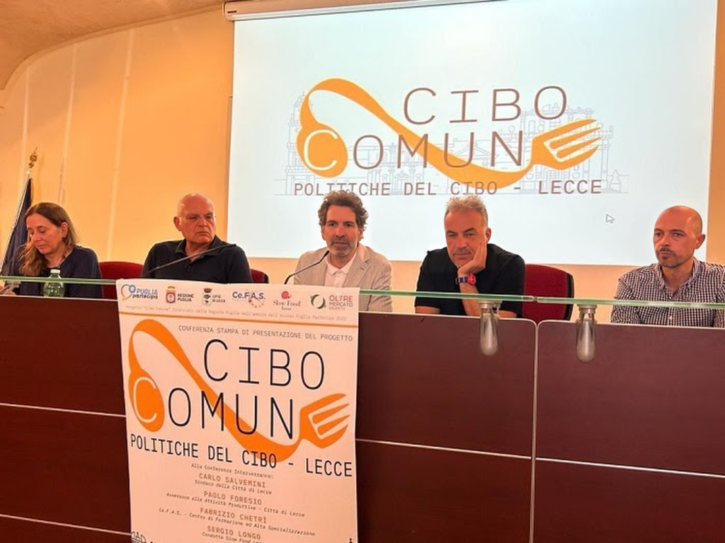 “Cibo Comune”, presentato a Lecce il progetto per l’adozione del Piano del Cibo