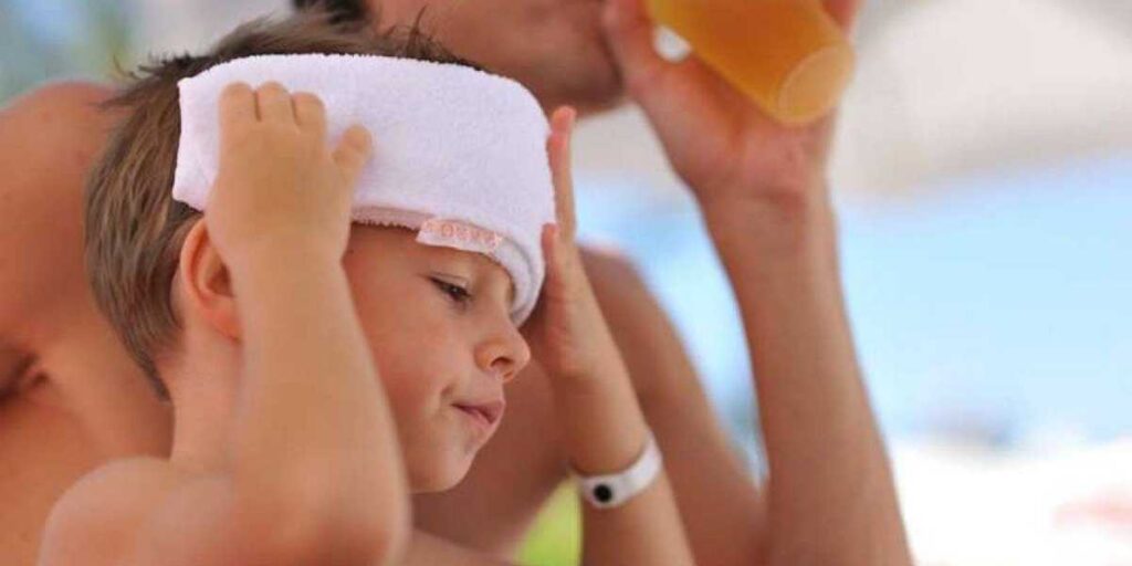 Colpo di calore nei bambini: come riconoscerli, prevenirli e curarli