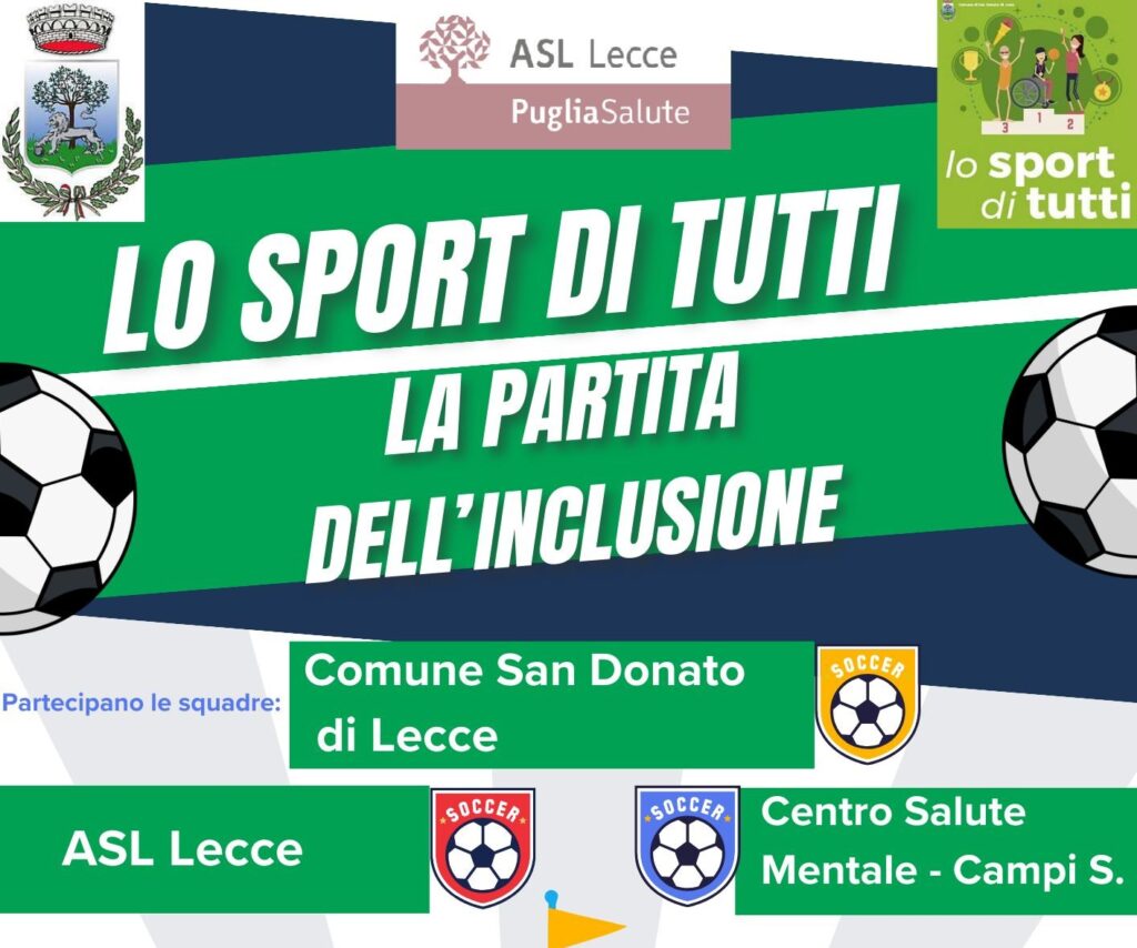 “Lo sport di tutti”: a San Donato di Lecce la partita dell’inclusione