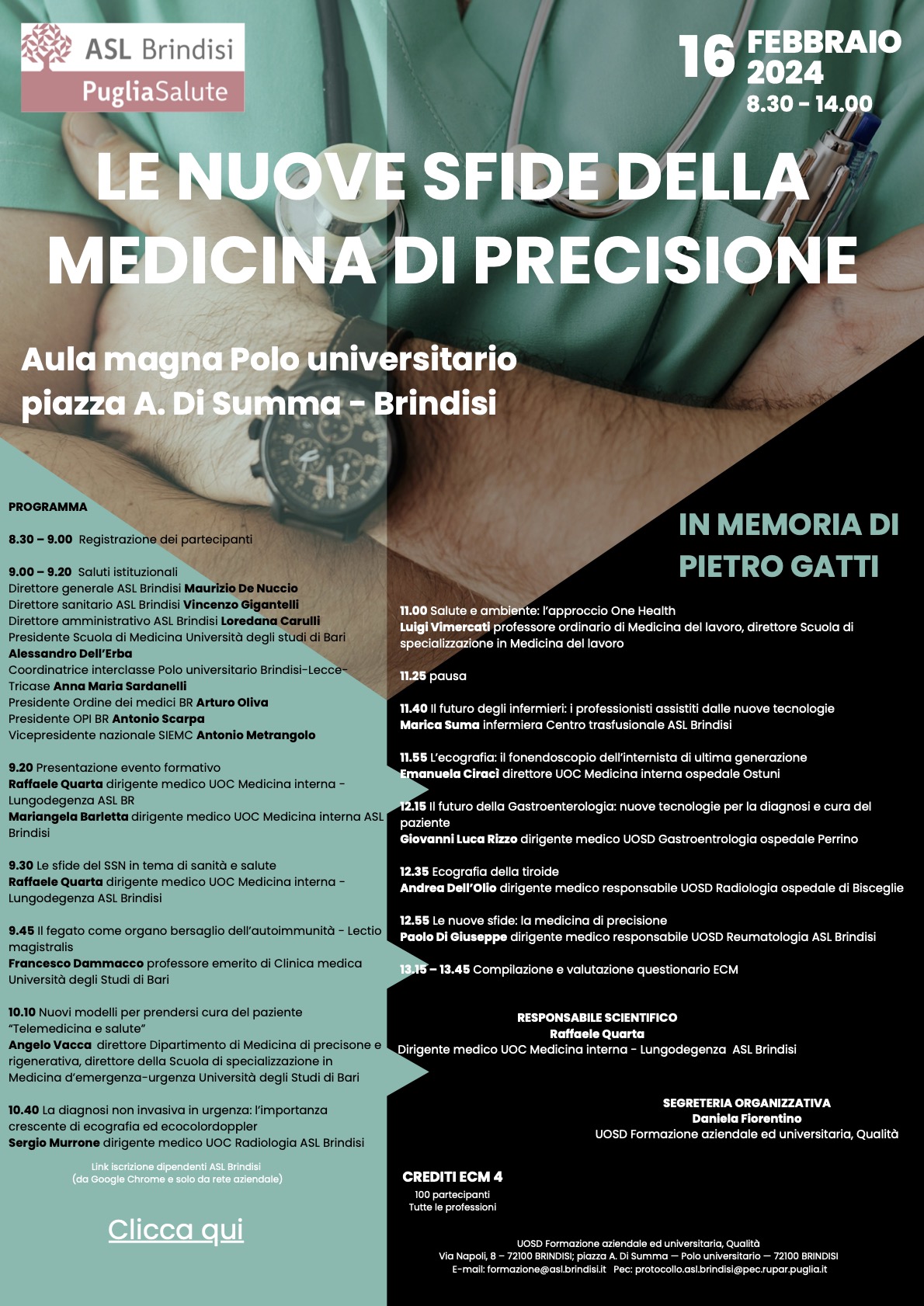 Locandina evento 16 febbraio