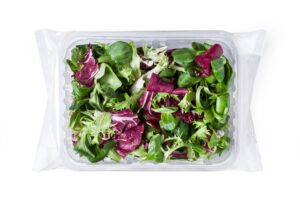 Mixed,Green,Salad,,Isolated,On,White,Background,,Close-up,Macro,