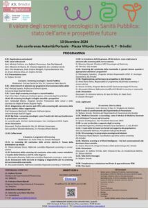 Locandina evento screening 13 dicembre 20241